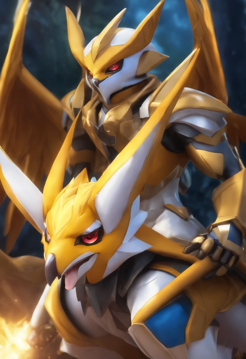 patamon - angeomon - digimon - anime -realist