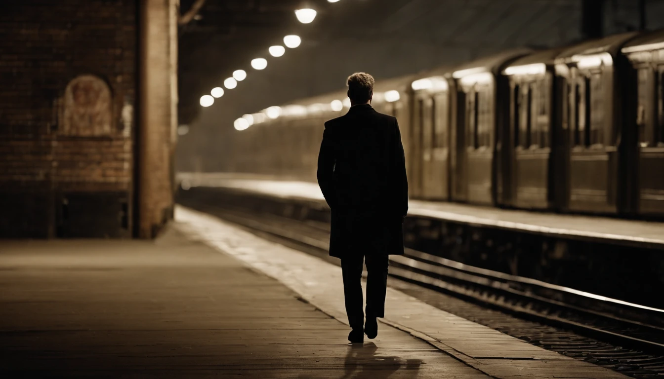 Midnight Station,A platform with no one,Silence
