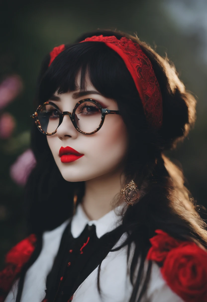 Goth Girl with Anime Bespectacles