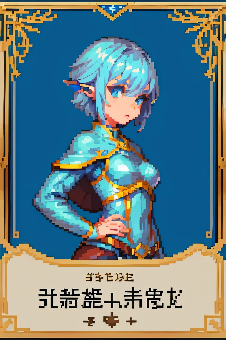 teens girl,Short gray hair,blue color eyes,archer,Elves