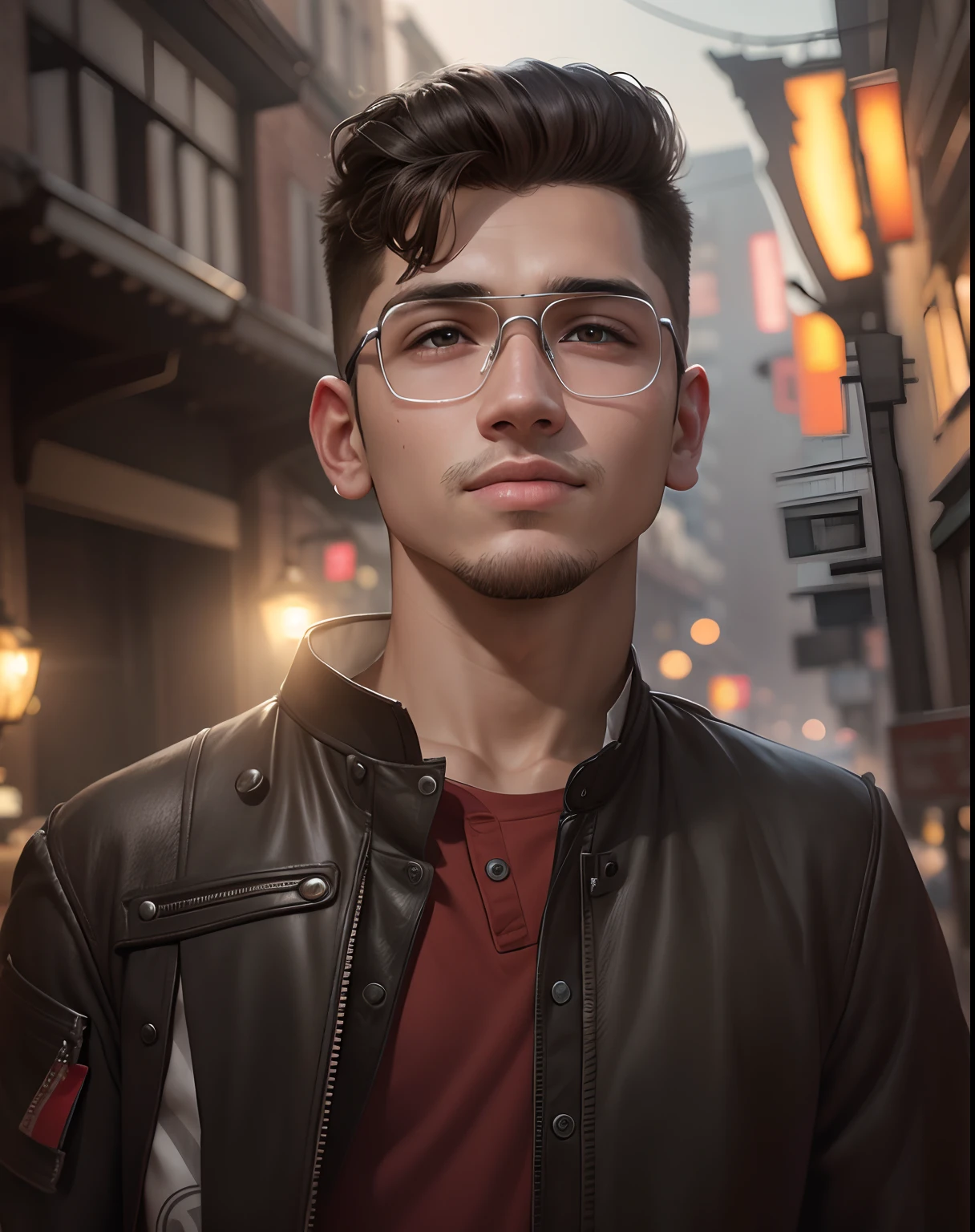 Realistic scenery, hyper detailed, 32k , no changes on face, young face 19 years old boy, handsome