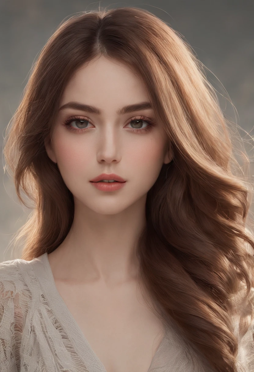 (best quality,4k,8k,highres,masterpiece:1.2),ultra-detailed,(realistic,photorealistic,photo-realistic:1.37), 1 lady stands in the center of the frame, capturing the viewer's attention with her captivating presence. Her upper body takes up most of the composition, allowing her to be the focus of the artwork. The lady has a confident expression on her face, exuding an air of elegance and sophistication.

Her eyes are beautifully detailed, almost mesmerizing, drawing the viewer in with their depth and intensity. Her lips are equally exquisite, with a subtle hint of a smile, adding to her alluring charm. The attention to detail in depicting her eyes and lips is paramount, ensuring that they are striking and accurately portrayed.

She is dressed in a loose-fitting oversized sweater, draping her frame with effortless style. The sweater, in a monochromatic color, complements her dark wash skinny jeans perfectly, adding a modern touch to her ensemble. Ankle boots complete her outfit, giving her a trendy and confident look.

Her hair falls in loose waves, cascading down her shoulders, creating a sense of movement and adding a touch of romance to the overall composition. The hair is parted in the center, framing her face delicately.

To enhance the artwork's realism, the lighting is carefully crafted to mimic natural light, casting soft shadows that add depth and dimension to the lady's features. The colors used in the artwork are vivid and carefully selected, contributing to the overall aesthetic. The green park serves as a background, providing a serene and peaceful atmosphere.

This artwork is a masterpiece, created with utmost attention to detail and of the highest quality. The combination of the lady's elegance, the realistic portrayal of her features, and the artistic style chosen bring the composition to life. The result is a captivating artwork that showcases the beauty and allure of the subject while providing a visual feast for the viewers' eyes.
