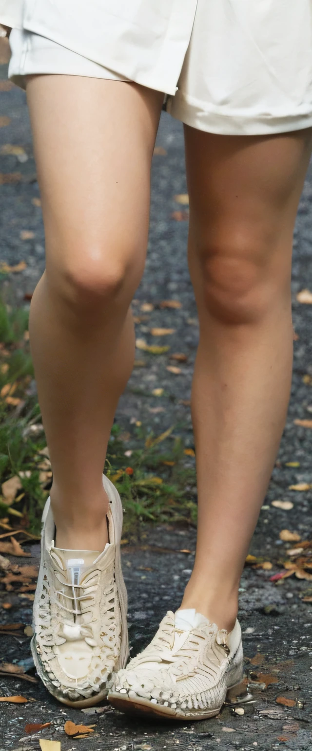 4k, RAW photo, best quality, ultra high res, photorealistic, 3 ugly ((anorexic)) young white trailer trash teen girls, bald head girl, ((anorexic)), ((ahegao face)), licking the dirty ground, (((showing her prolapse))), smiling at viewer, open legs, toothless, sunny day, summer day, daylight, scene, bdsm, , full body picture,