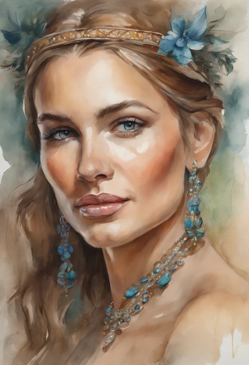 (((Masterpiece))), Best quality, Ultra-detailed gouache style painting of a group of beautiful female elf portraits, Smooth shadows, hyper realistic texture, 8K, Best quality, Realistic cartoon features, stylized illustration, Smooth shadows, Correct ???????, color difference, Neon highlights, Global warm light, dynamicposes, expressive facial expressions