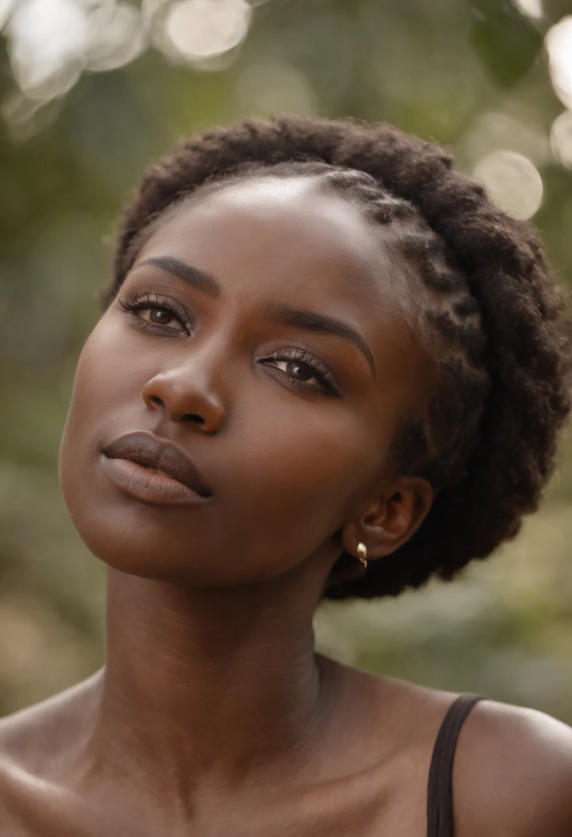 Femme africaine, Realistic Throat Support