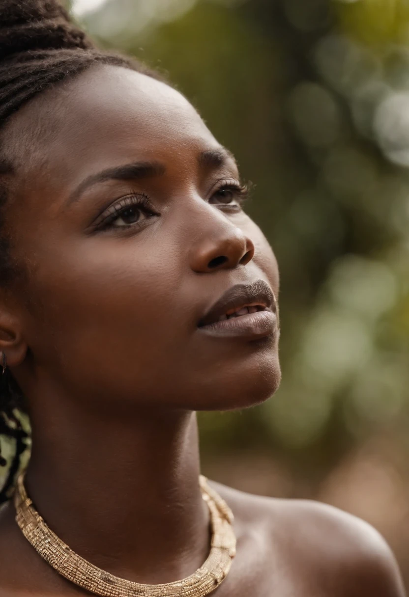 Femme africaine, Realistic Throat Support