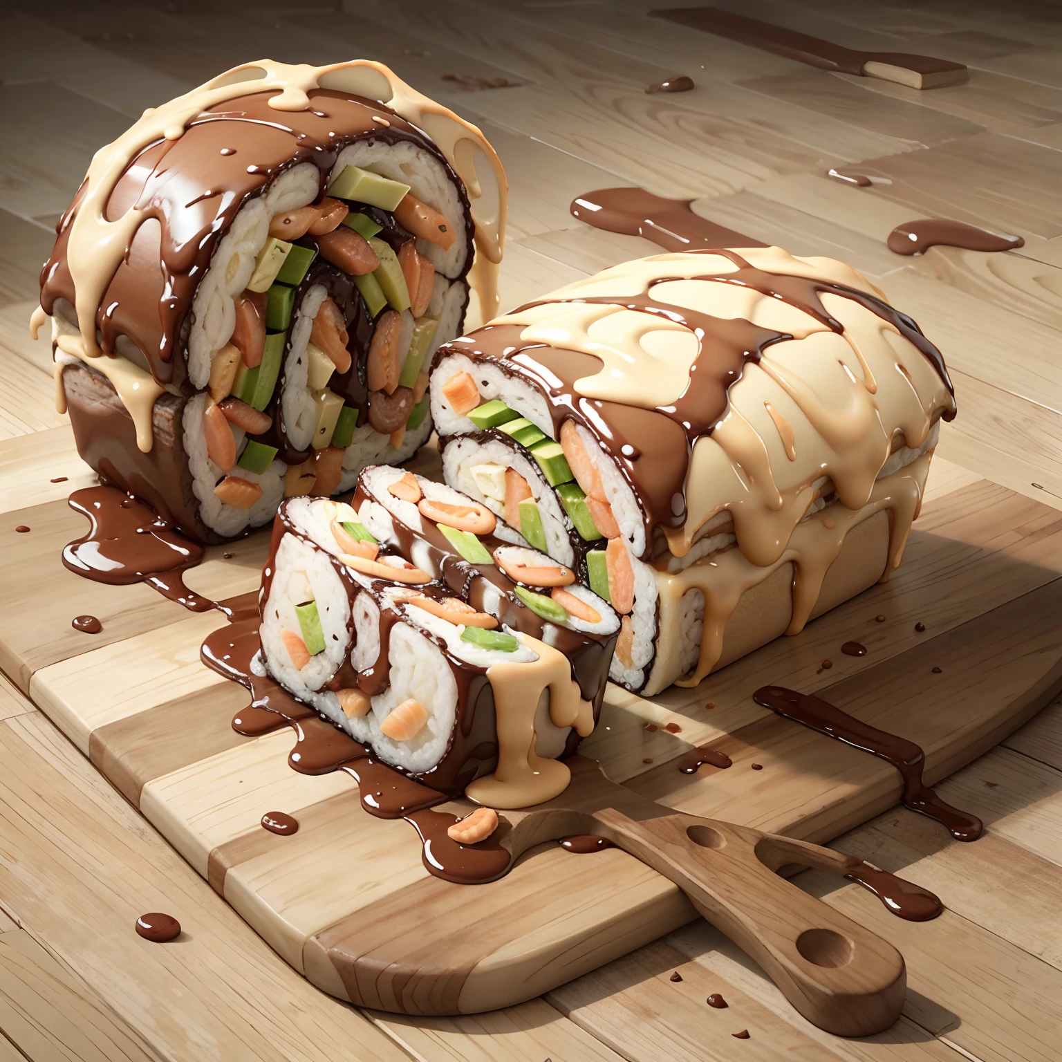 SushiStyle bread
AND ChocolateWetStyle