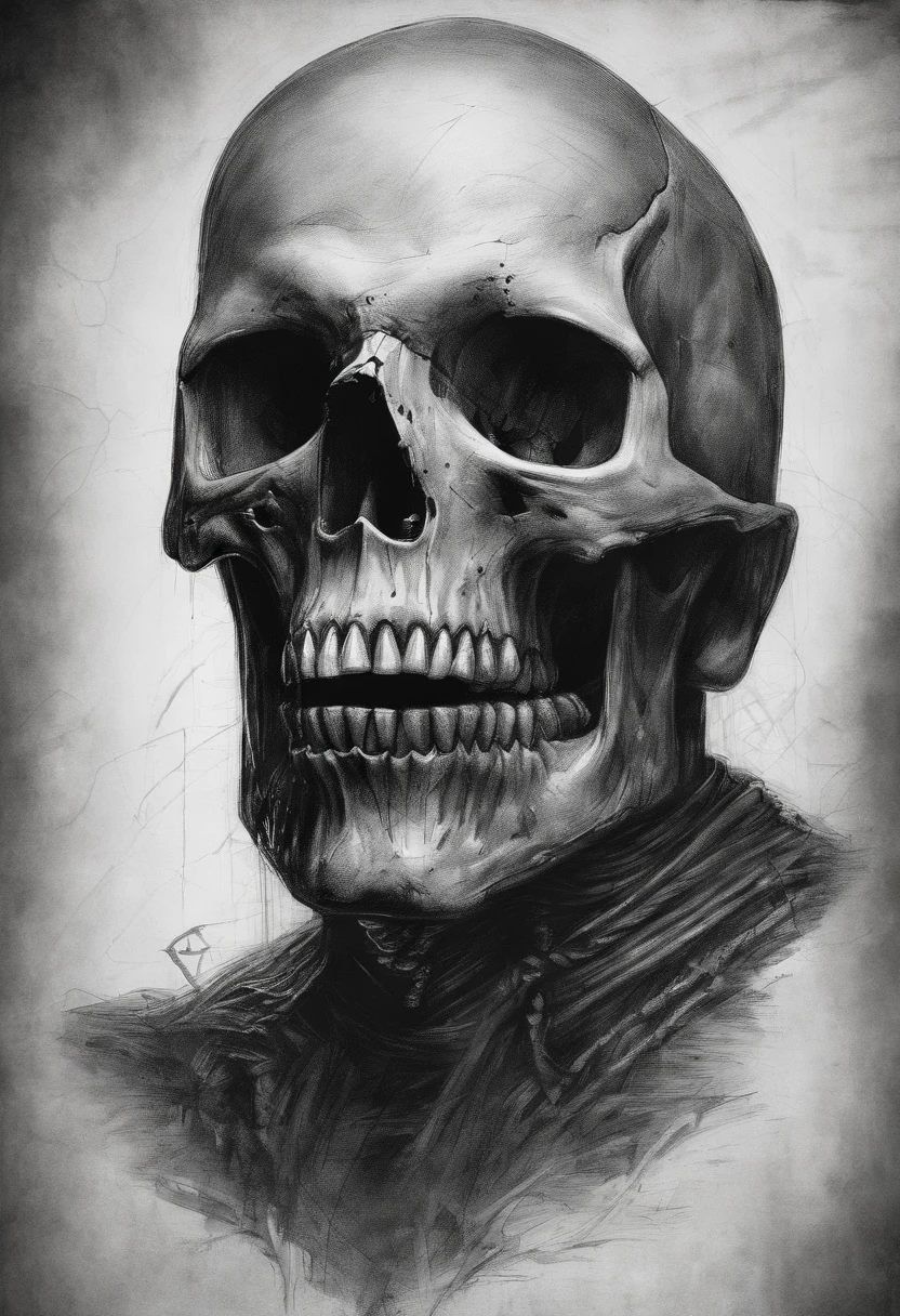 a canvas painted a deep, inky black, with only the faintest glimmers of light to guide the viewer's gaze. Amidst the darkness, twisted shapes and forms dance and writhe, a grotesque play of shadows and light. The details are so intricate, so lifelike, that the viewer can almost feel the texture of the twisted flesh, the cold, clammy touch of the decay, the stench of the rotting remains. And deep within the painting, a sound, a whisper, a voice that speaks to the viewer's deepest fears and desires, masterpiece, ultra realistic, make viewer feel consumed by the darkness