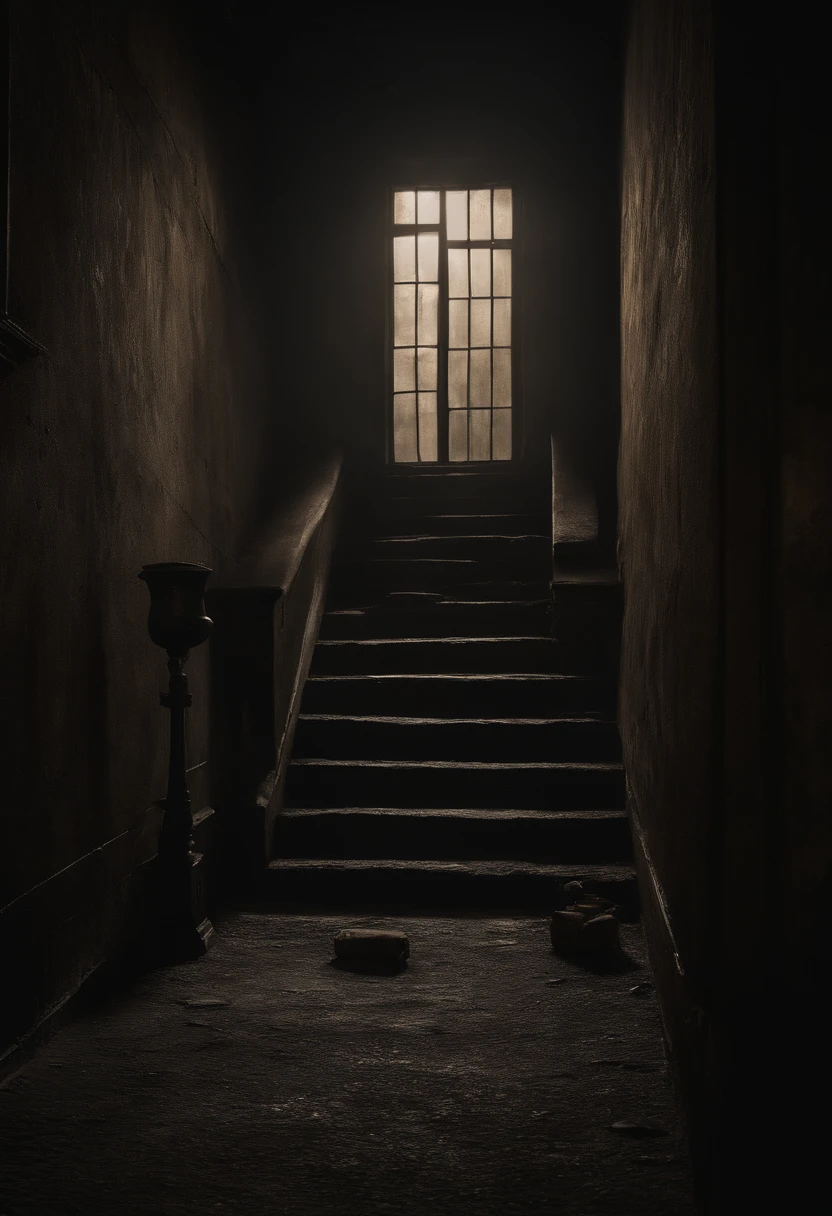 (best quality,4k,8k,highres,masterpiece:1.2),ultra-detailed,(realistic,photorealistic,photo-realistic:1.37),horror,dark and eerie atmosphere,ominous dungeon,long, narrow corridors,dimly lit torches,ominous silence,flickering shadows,chilling atmosphere,gloomy ambience,creepy vibes,uncomfortable silence,chained restraints,damp and cold walls,sinister aura,echoing footsteps,stifling darkness,oppressive silence,mysterious and foreboding,dread and anticipation,spine-chilling,haunting sensation,unseen dangers in the shadows,unsettling stillness.
