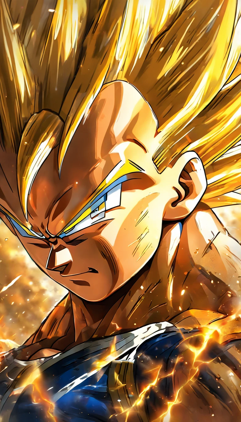 VEGETA, little guy, ULTRA DETALLADO, TEXTURA 4K, EPICO,