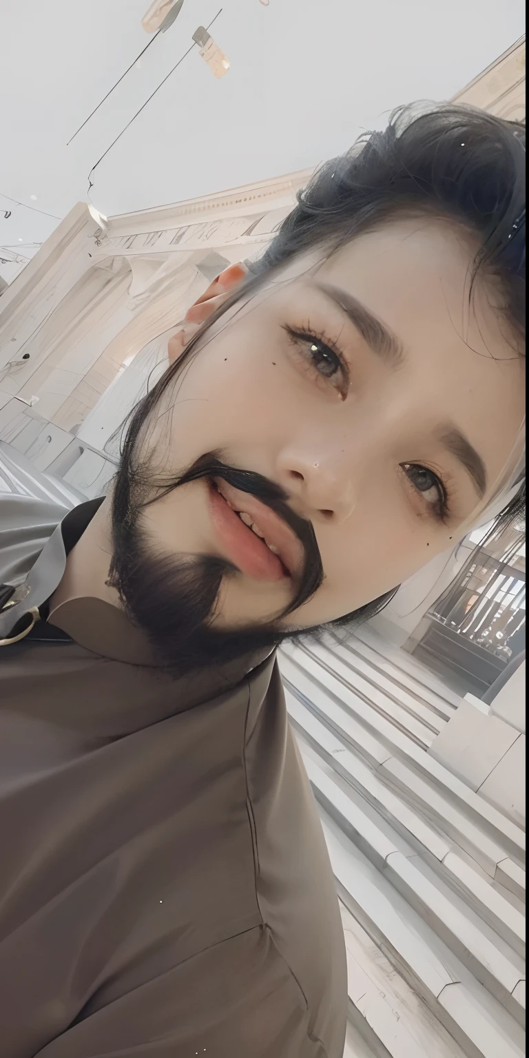 1girll,(enchanced quality:1.4),(Top quality true texture skin), Delicate face,Black hair, Gradient hair, Petite body,(perfect bodies:1.1), There are precious stones on the forehead, rimless eyewears, Sparkling pupils,long eyelasher,grin, hyper photorealism, Cinematic lighting, projected inset, surrealism, hyper HD, Masterpiece, 16k,Lie down,dream on,Wear transparent silk pajamas,Carmelto,Legs slightly open,Tattooed with,Fantasy space,Luxurious space