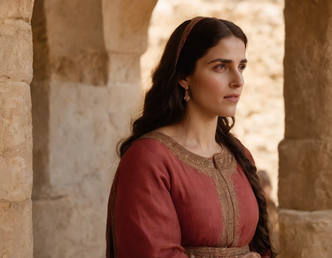 (beste-Qualit: 1.4), (ultra highres: 1.2), (Fotorrealista: 1.4), (8k, Photo RAW: 1.2).The description of the physical appearance of the Samaritan woman is not detailed in the biblical account, But her Samaritan origin suggests that she would probably have similar traits to other people in the region... Dans le contexte historico-culturel, The story of the Samaritan woman takes place during a period of ethnic and religious tensions between Samaritans and Jews. His encounter with Jesus at Jacob's Well highlights the message of spiritual equality and the importance of faith over cultural differences...