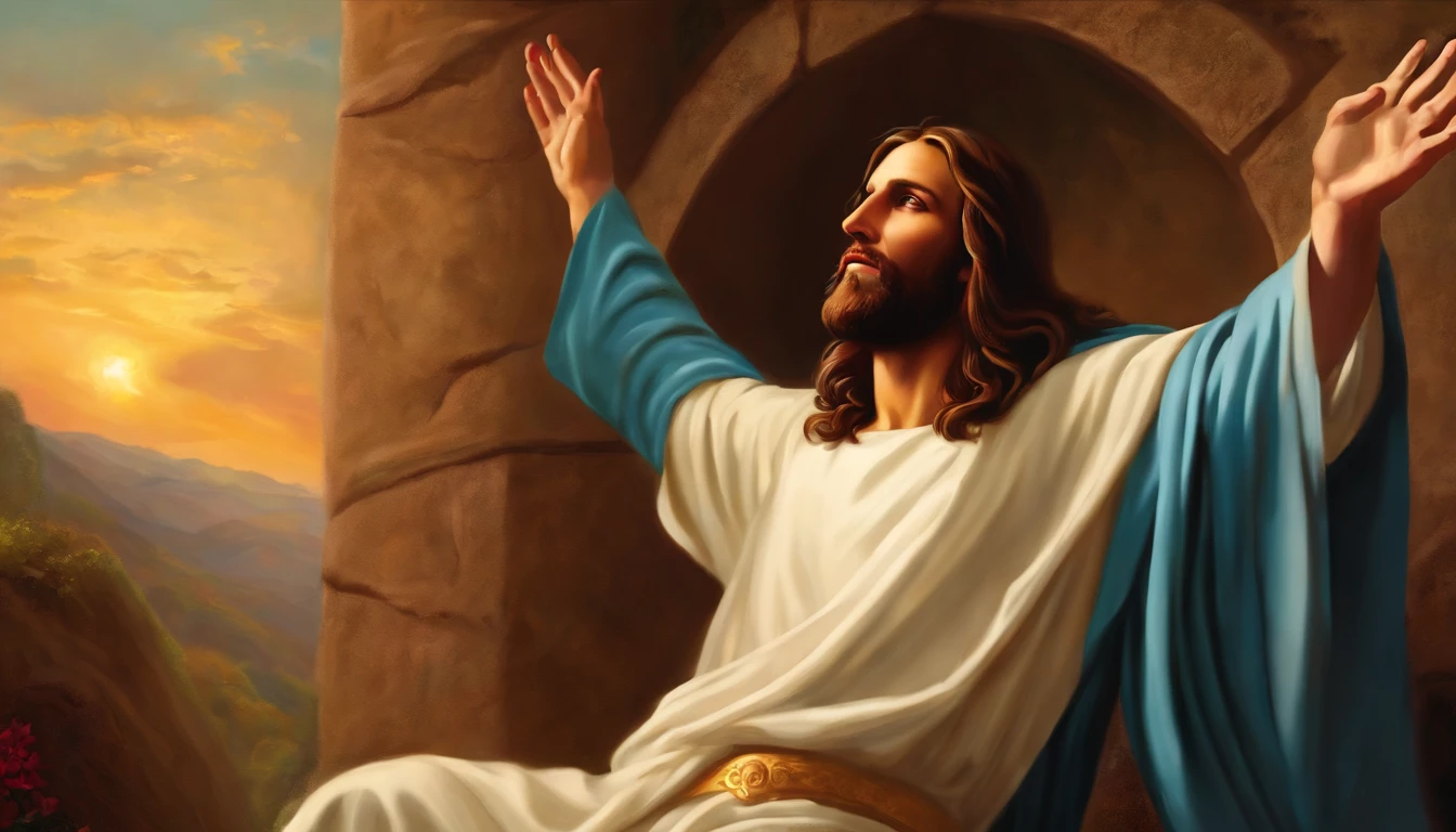 Create for me an illustration of the Lord Jesus Christ