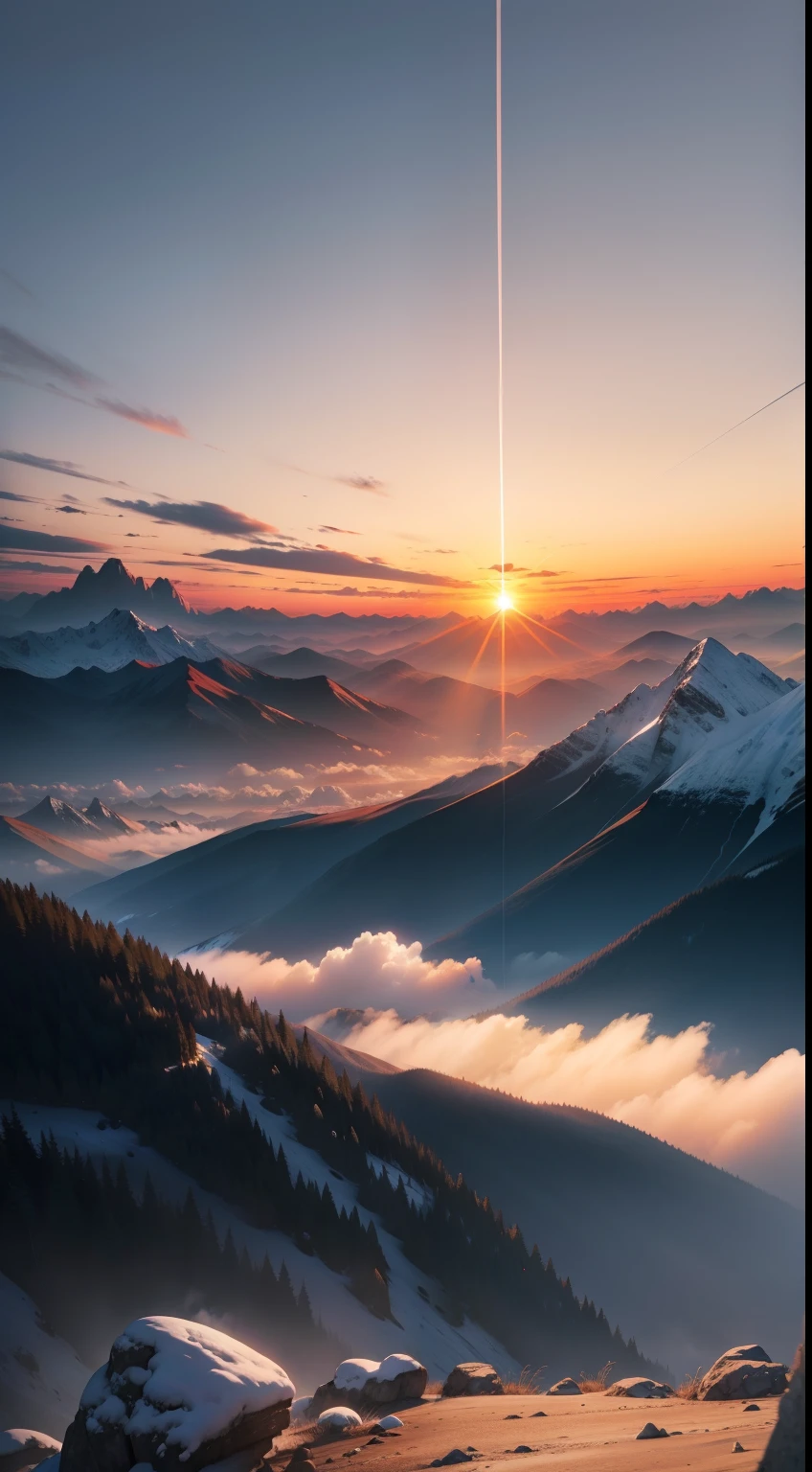 Mountains，sunraise