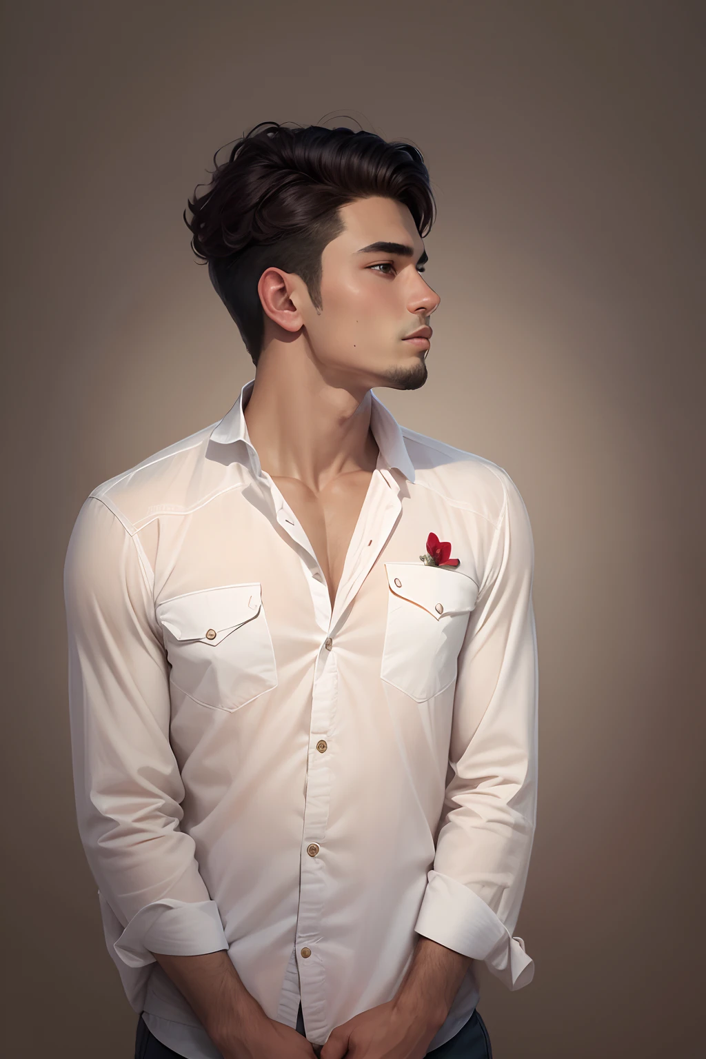 Handsome boy,change background