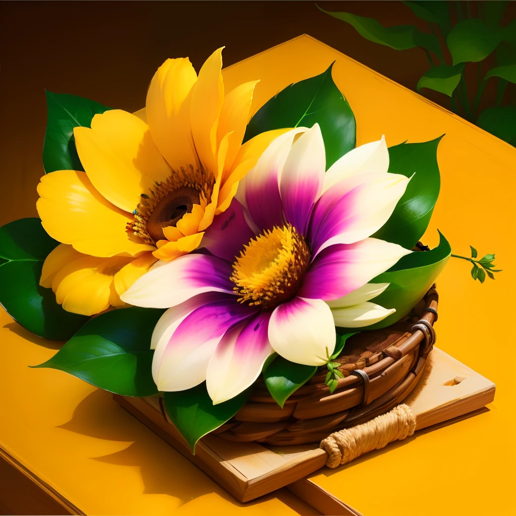 Harvest Festival、urban plaza、flower ring、Verdure、Fruits、Hyper-realistic