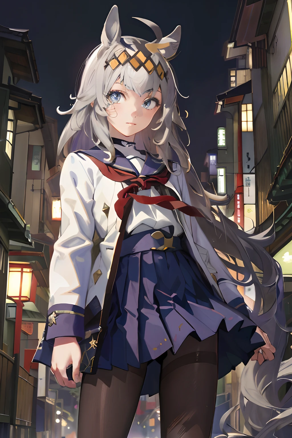 Beautiful Meticulous Girl, very detailed eyes and faces, Beautiful detailed eyes, absurderes, unbelievable Ridiculous, hugefilesize, ultra - detailed, A high resolution, The is very detailed,best qualtiy,tmasterpiece,kemomimi,((Japanes girl' high school uniform)),illustratio,The is very detailed,CG,unified,8k 壁纸,Amazing Cleavage,finely detailled,tmasterpiece,best qualtiy,The is very detailed的 CG unified 8k 壁纸,light in face,cinmatic lighting, 1girl, ,((pantyless)),(((dynamicposes))),(Camel toes),(A half body),((Pantyhose)),