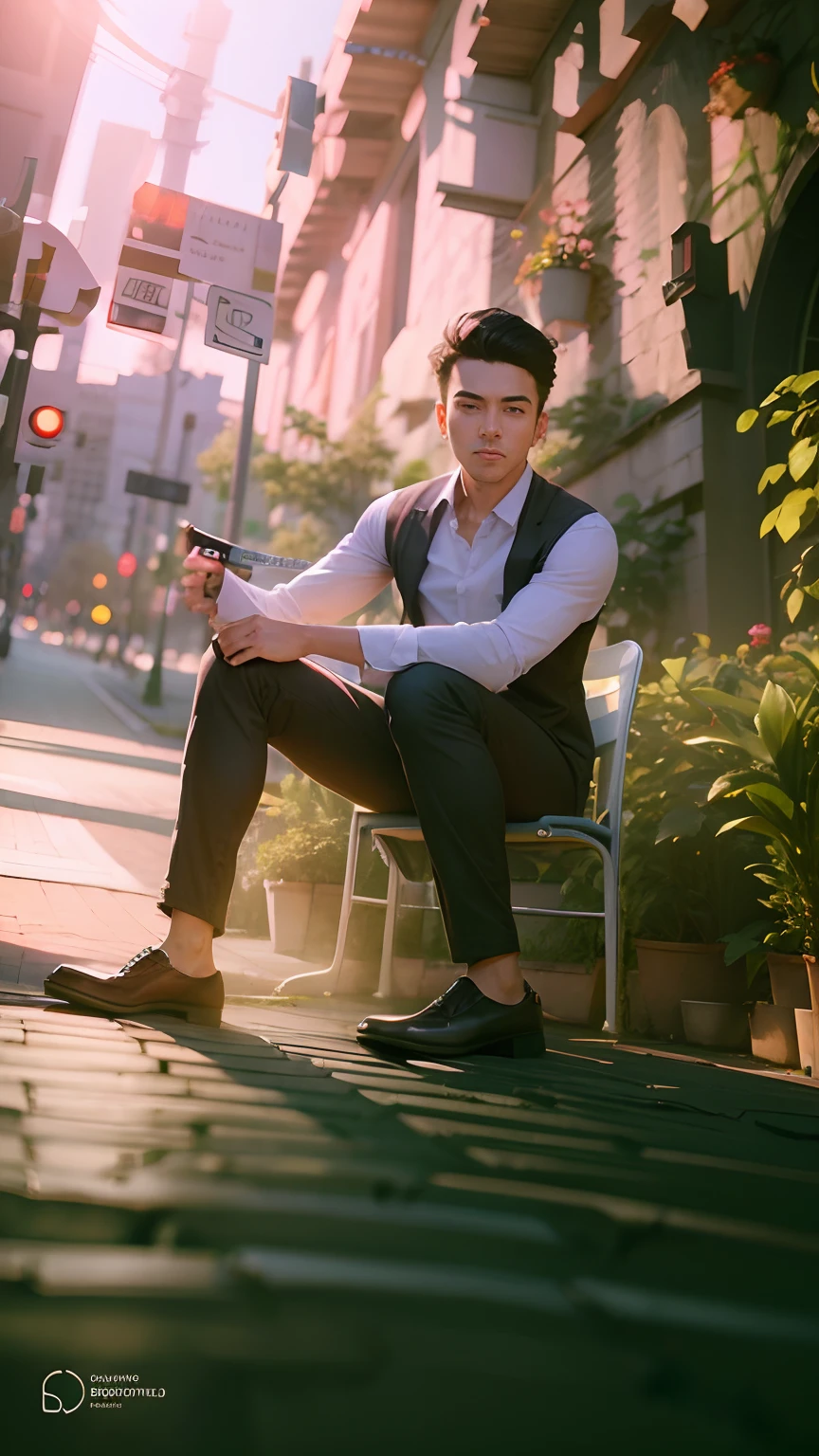 change background, background should be a butiful park.
