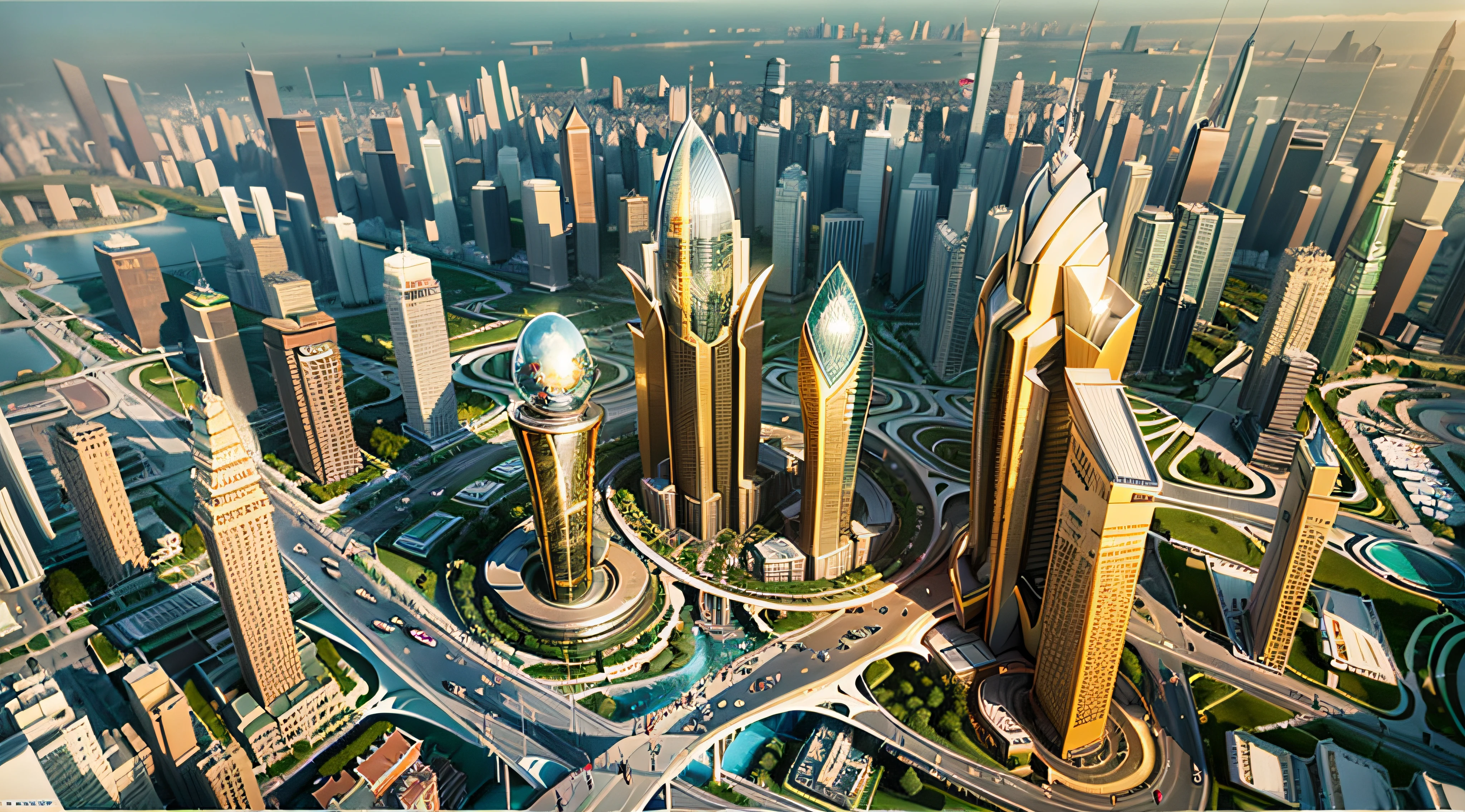 Enter a fascinating vision of the future through captivating futuristic images of the city of Shanghai. The towering giant skyscraper is decorated with gold ornaments and a smooth glass curtain wall,pierce the sky, The vibrant lights of the city that never sleeps. In the midst of a bustling cityscape, An iconic giant high-tech building, Its architectural marvels are enhanced in a futuristic style. The city is full of life,Full of life。,Full of life。,Full of life。,Full of life。,Full of life。,Full of life。,Full of life。,Full of life。,Full of life。,Full of wealth。,Full of luxury。,Full of technology。。, State-of-the-art technology blends seamlessly with traditional Chinese luxury urban fabric. This stunning work of art, Use Pixai to bring powerful AI models to life, Show the limitless creativity and possibilities of our imagination. Experience the future of the cityscape at Pixai,Immerse yourself in a visionary world of art