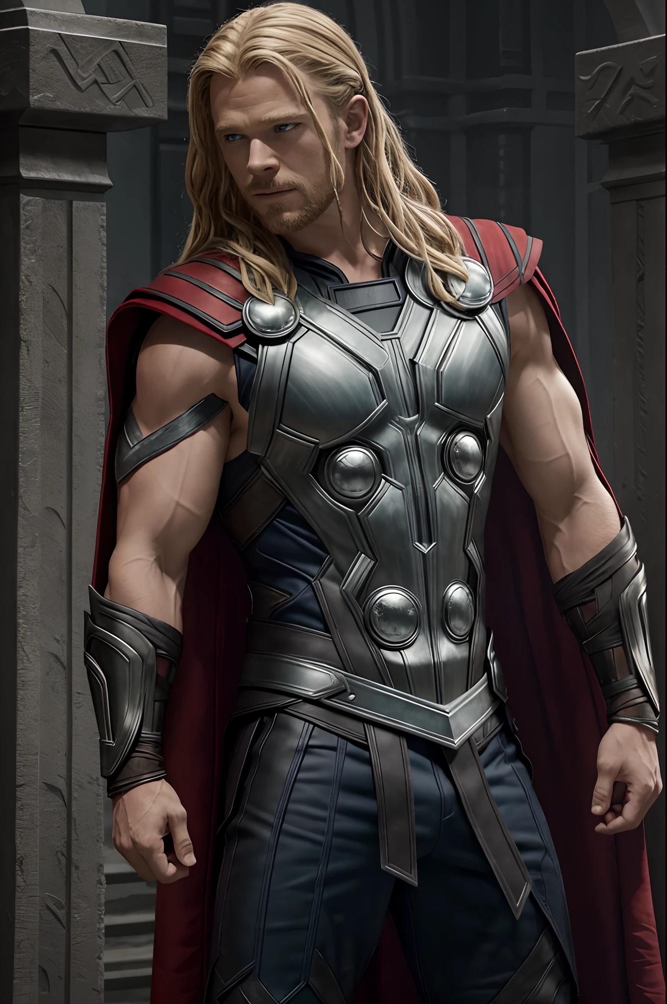 Thor da marvel, empunhando o martelo, 8k, UHD