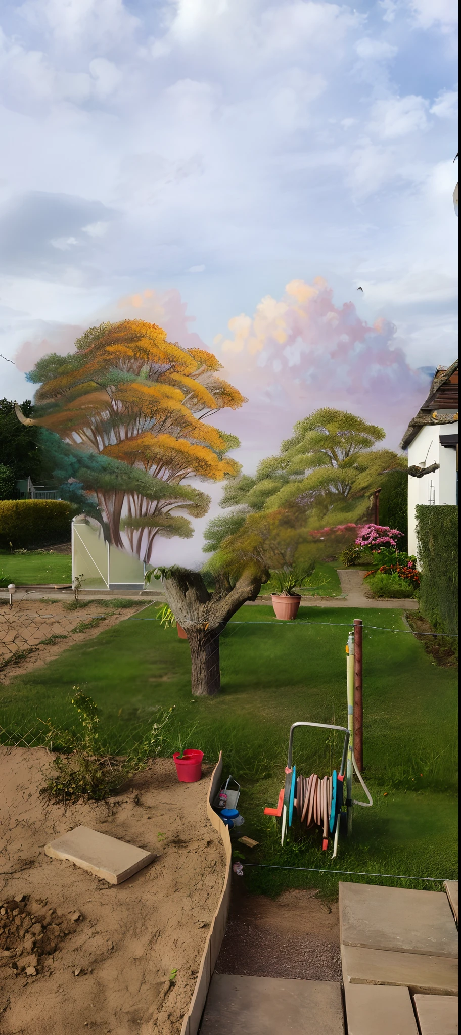 (best quality,highres:1.2),detailed tree,heart-shaped tree,green leaves,beautiful branches,peaceful garden,serene atmosphere,natural scenery,soft sunlight,whispering breeze,romantic setting,symbol of love,harmonious colors,serene background,subtle shadows,ethereal beauty,calm and tranquil,majestic presence,embrace of nature,whimsical touch,gentle curves,delicate features,organic textures,artistic interpretation,impressionistic style,vivid colors,pastel hues,subtle gradients,sublime artistry,inspiring masterpiece,majestic canvas