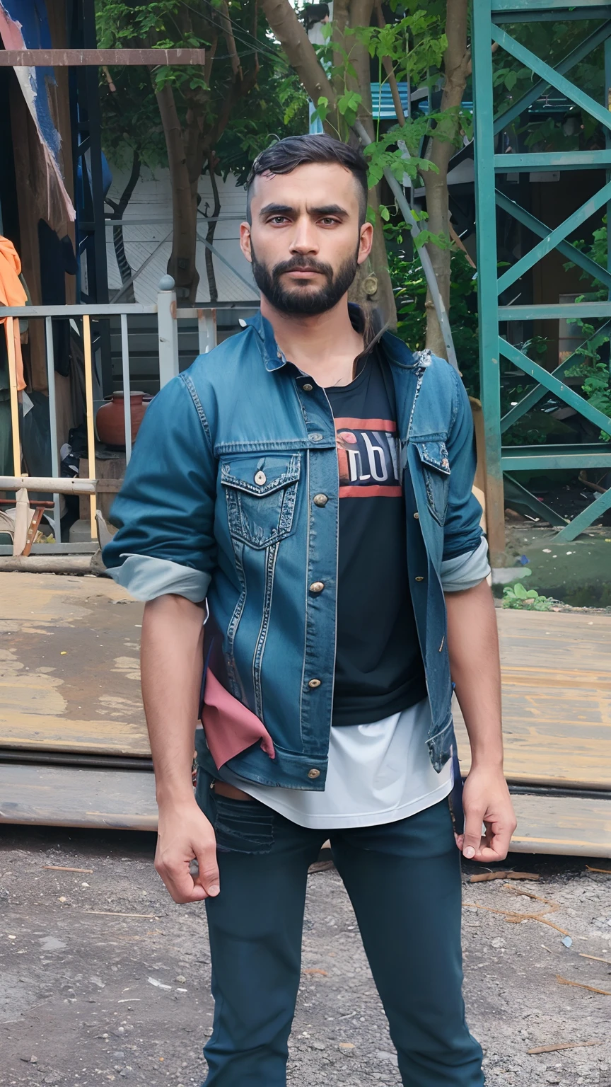 Denim jacket studio