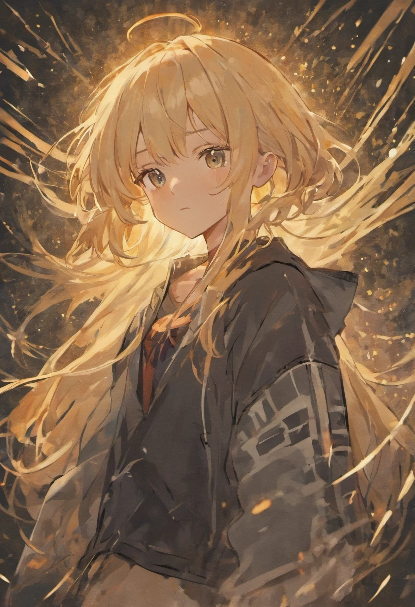 Black-haired and blond-eyed ager