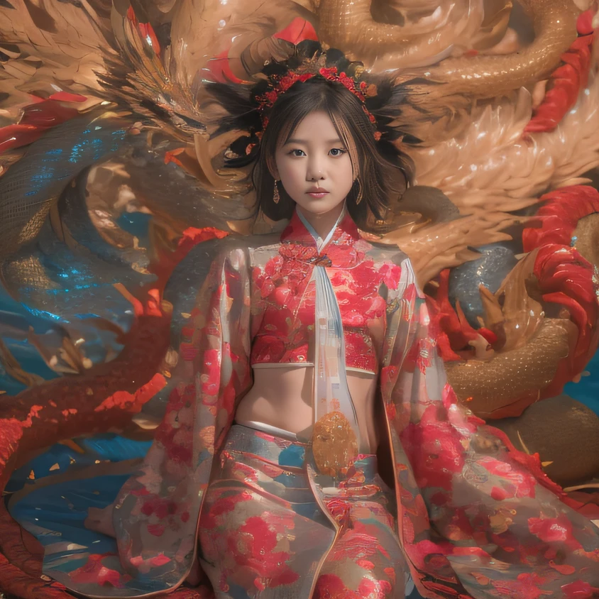 Full body 32K(tmasterpiece,k hd,hyper HD,32K)Large curls,(abstract ink splash:1.2)Flowing rouge,ponds,zydink, a color, Asian people (faeries), (Silk scarf), Combat posture, looking at the ground, Large rolls of rouge, Flowing rouge curls,Red onyx emerald emerald headdress, Chinese long-sleeved black gold garment, (abstract ink splash:1.2), Pink lotus background,Water lily flower protector(realisticlying:1.4),Rouge hair,Autumn is in full swing,The background is pure, A high resolution, the detail, RAW photogr, Sharp Re, Nikon D850 Film Stock Photo by Jefferies Lee 4 Kodak Portra 400 Camera F1.6 shots, Rich colors, ultra-realistic vivid textures, Dramatic lighting, Unreal Engine Art Station Trend, cinestir 800,Large curls,Flowing rouge
