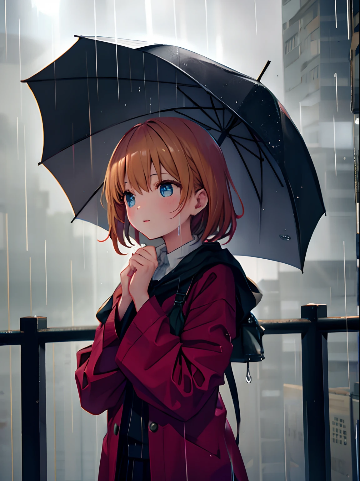 Pouring rain