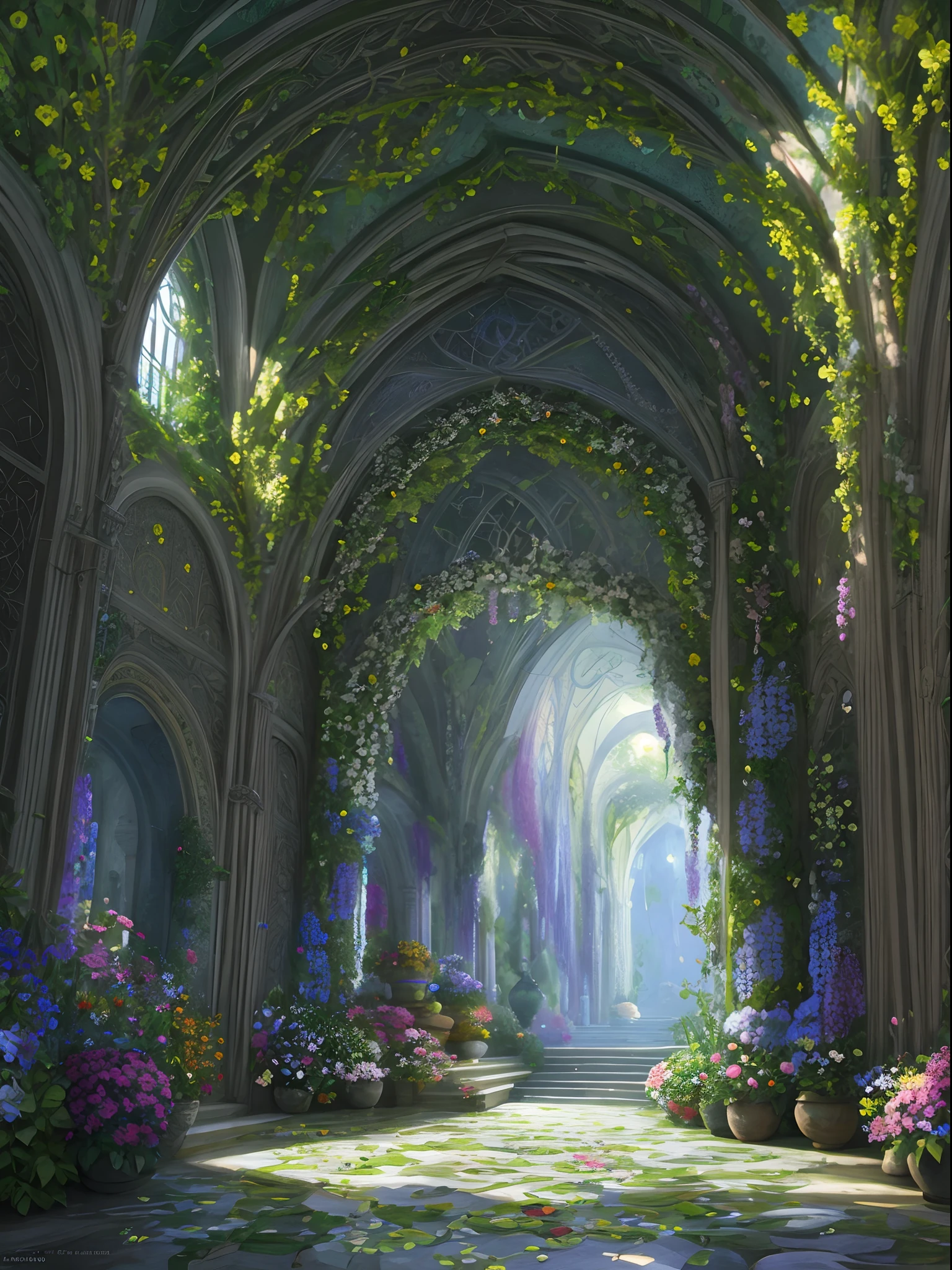 Flowers and leaves、Pedras preciosas,rokoko,,Modern and mysterious encounter, Vibrant colors, Intricate details. Highly detailed, Complex motifs, Organic Tracery, Perfect composition, Digital Painting, art stations, Concept art, Smooth,, Illustration, 8K, Best Quality, awardwinning, Anatomically correct, hight resolution, masutepiece