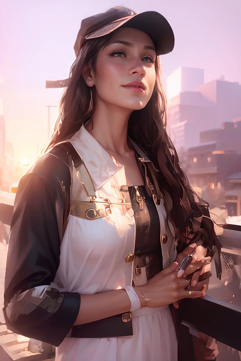 Full image look realistic face