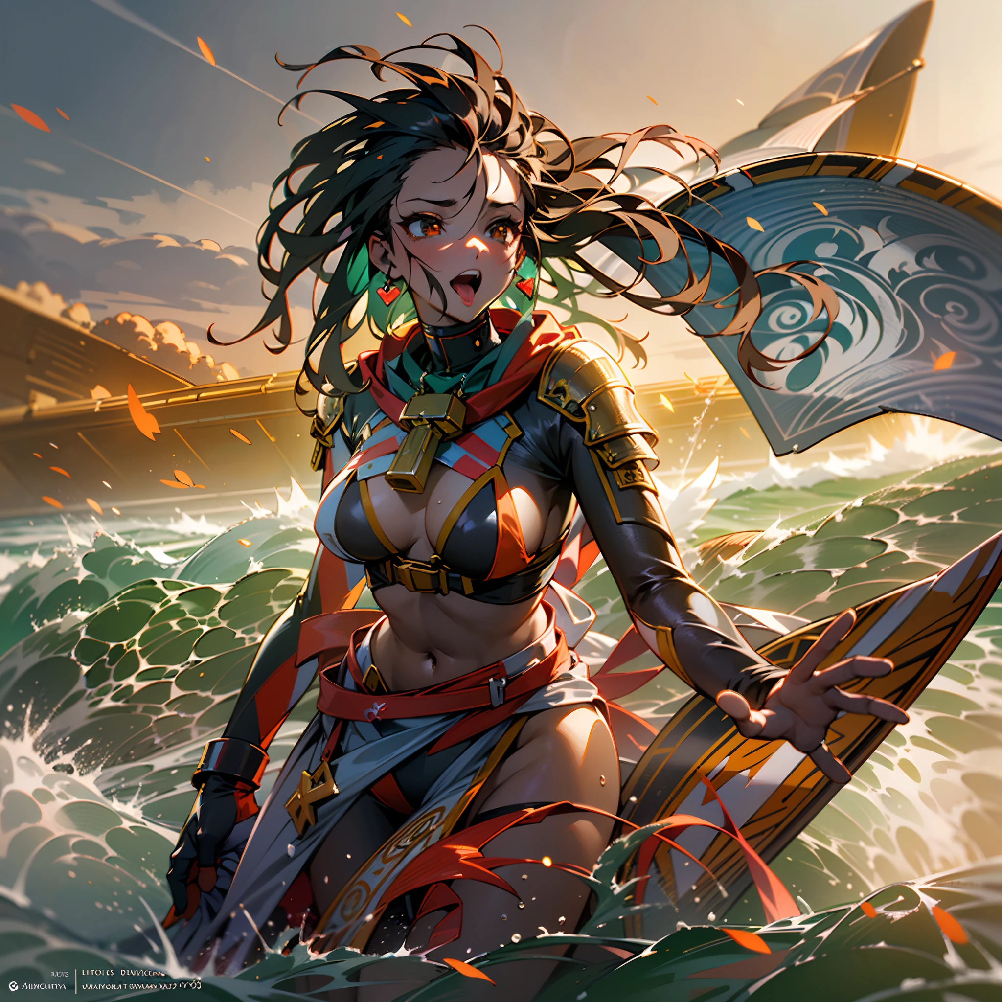 Sun epic Masterpiece Beach deep path wave_fluent Ocean waves Sea storm ๐๐ฆ๐นโค๐๐ก(๐๐ฉ๐๐โ๐๐ฅฟ๐ก๐ฉฒ๐
)๐ช๐ข๐ก๐ sunlight Goddess backlight beholder mounted_Surfboard mounted_wave_torus oasis Suncraft Artificier hearth sundrop urban Equirectangular_360 "Armada" contre-jours paddle_board "Heavy Metal" sailing_surfboarding Devastating Will-o'-the-wisp iota pixie sprite luminescence war battle mature female "luis Royo" dazzling ride_surfing_wave_on-surfboard Cosplay riders_flow richesse Amiral decorated Commander jukebox Pilots jacket cow-boy flag Earth tsunami ultra pro-Photorealistic optimal ultra_high-quality opengl-shaders ultra_high-detail accurate reflex ultra_high-resolution perfection graduates volumetric lightning improved Octane_rendues UHD XT3 64K 32K DSLR HDR UnrealEngine5 3dcg shadow analogiques extatiques symmetrical ((athletic Diva african body tanmed skin hairstyle dreads bangs suave cheekbones effects embarrassed glushes dark eye-liner saphirs gorgeous ultra saturate (red Bright eyes, red Bright eyes) beautiful eyes black pupils brown iris lazulis turquoise open mouth teeth (tongue droplet water drop of water) obvious smiles choke Floating Jacket Eccentric Cape Levitating Shoulders-Off Shirt Lace Clavicles White Papillotes embroidered leathers breasts reveal sideboob satin livid yellow orange corsait thick felt skirts matching bristles ample swinging spinels navel waist belt-chastity revealing heart diamond padlock silver agate pubis scarlet pubis-hairy indigo bristles protrusions silk Snap-lock tin gold garters thighs legs stainless steel boots)) gothic onyx rubis summon milkweed floraison invoque viceroy magic incandescente creature CGSCOSITY butterfly Cristallines Monarch wings flash blow glow opale straight chrome flat rune lava bands population outfits armor heavy Tourmaline glyphe plasma "cyberpunk" background sailing_ship glass mirror monster Fire Blast Flame Chef-D' (par Michelangelo) tattoo Bruce_Weber sex girl naked nsfw varied multi etc.
