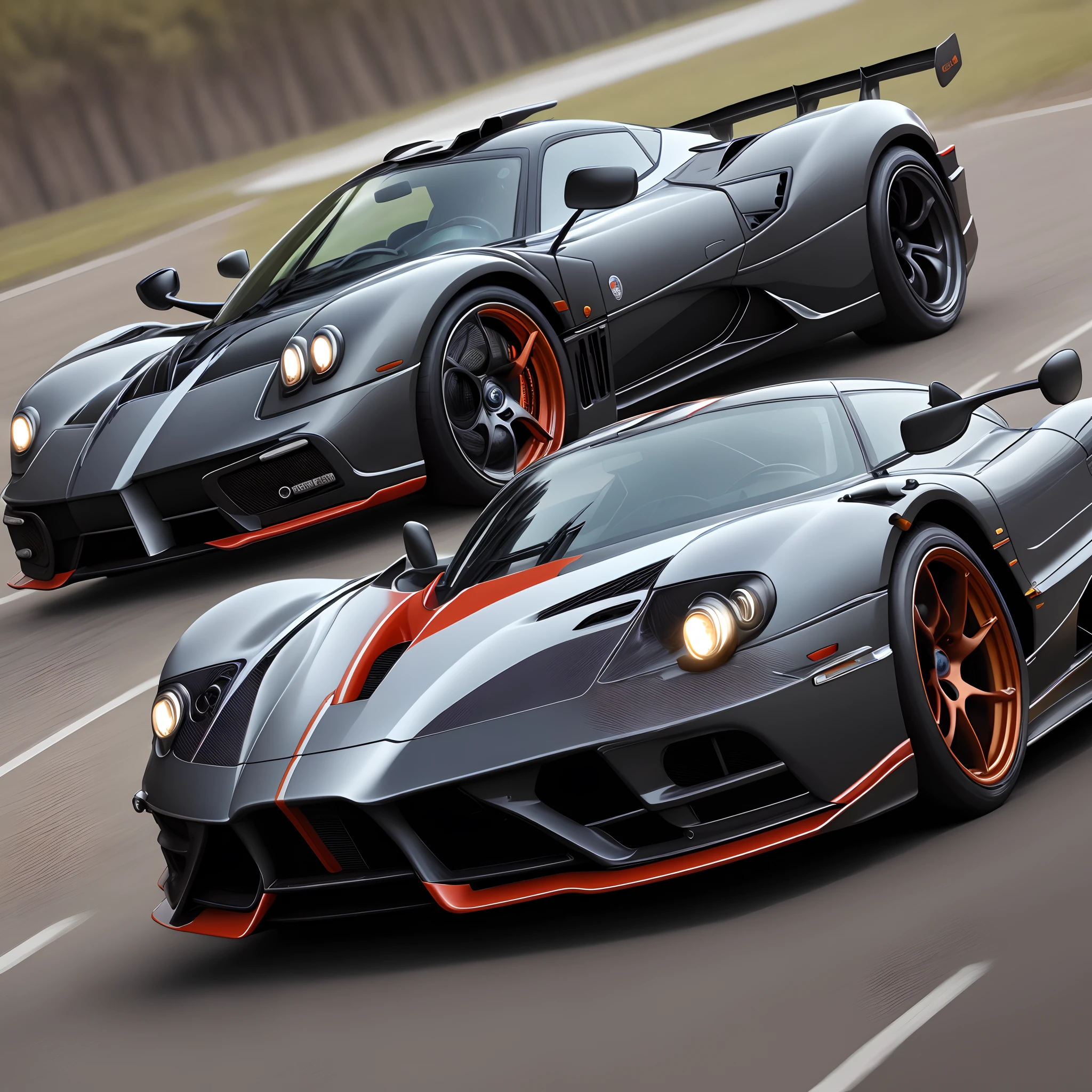New version of the next pagani car