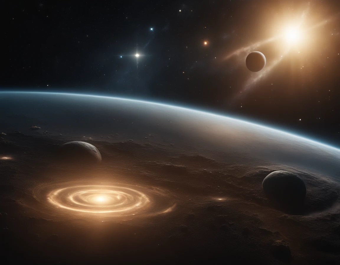 (best quality,4k,8k,highres,masterpiece:1.2),ultra-detailed,(realistic,photorealistic,photo-realistic:1.37),galactic dust and particles,glittering supernova,astral projection,unseen realms,awe-inspiring celestial bodies,colliding and merging galaxies,curiosity and wonder,evolution of the universe,birth of new stars,release of cosmic energy,explosion of cosmic proportions in the universe,resonating with otherworldly life forms,zero gravity environment,distant planets and satellites,extraterrestrial life forms