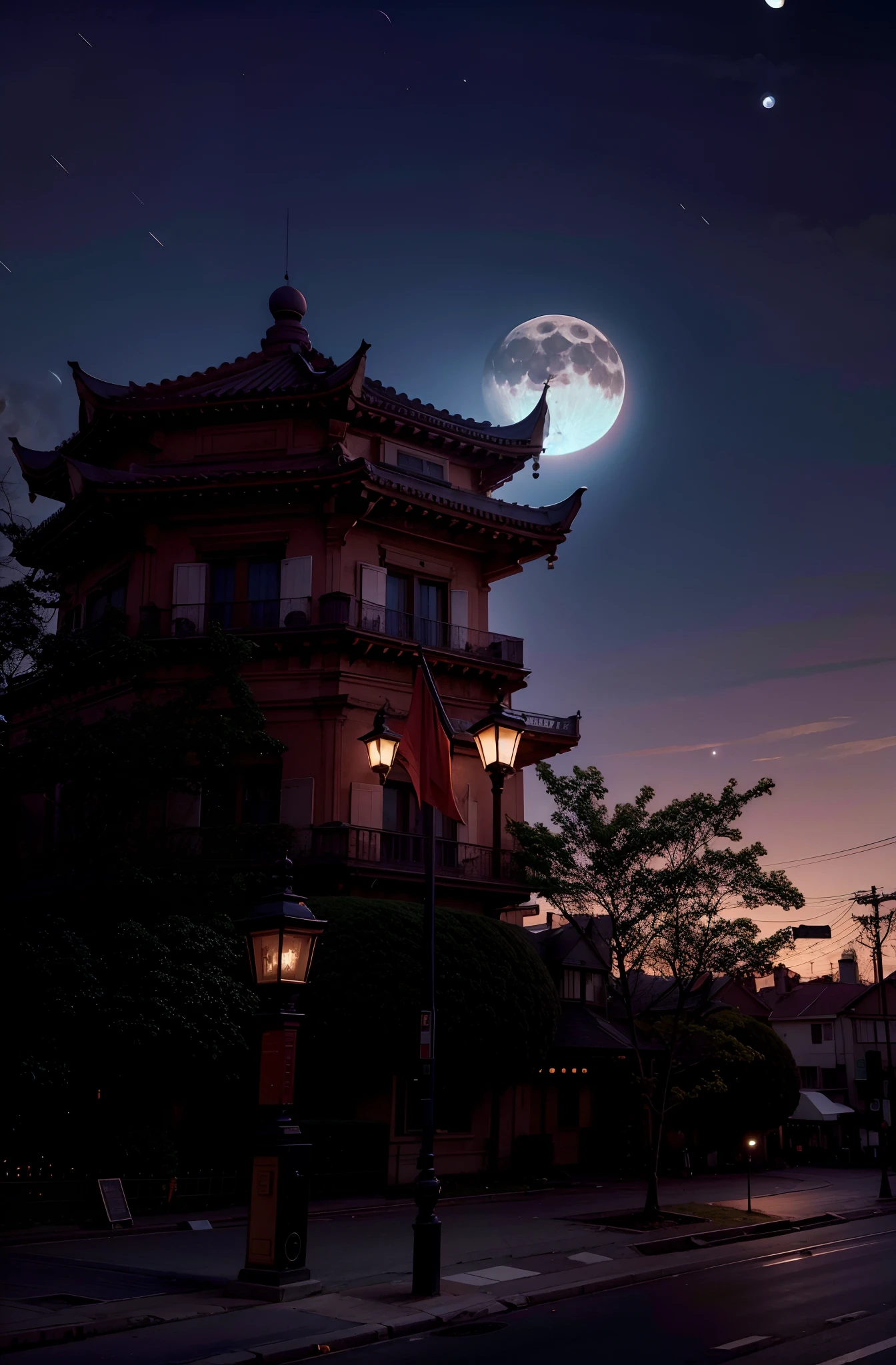 themoon,Mid-Autumn Full Moon,misterious