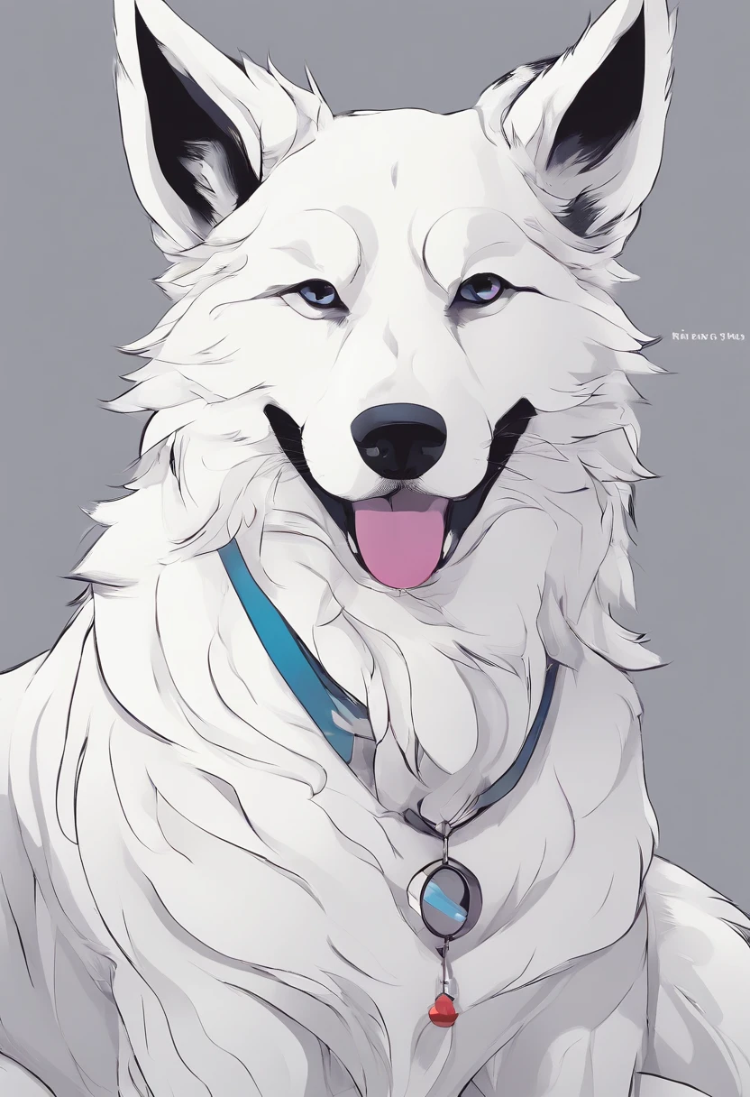 furry,a Dog,male,musculature,looking at the camera in