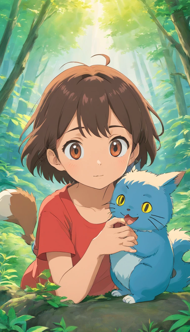 Funny,comical,(Playful),toys,illustration,A high resolution,Vibrant colors,Soft lighting,Random actions,Wear randomly,Random angles,(Exquisitehands:1.5)(Perfect body proportion:1.5)(More refined anime eyes:1.5)