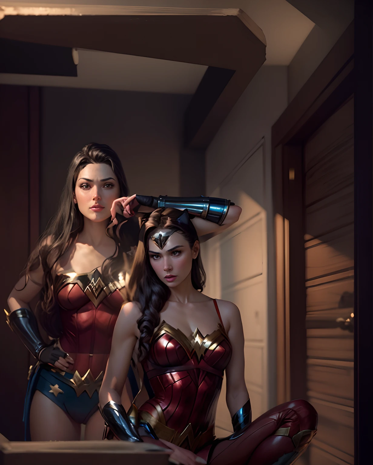 Wonder woman & catwoman