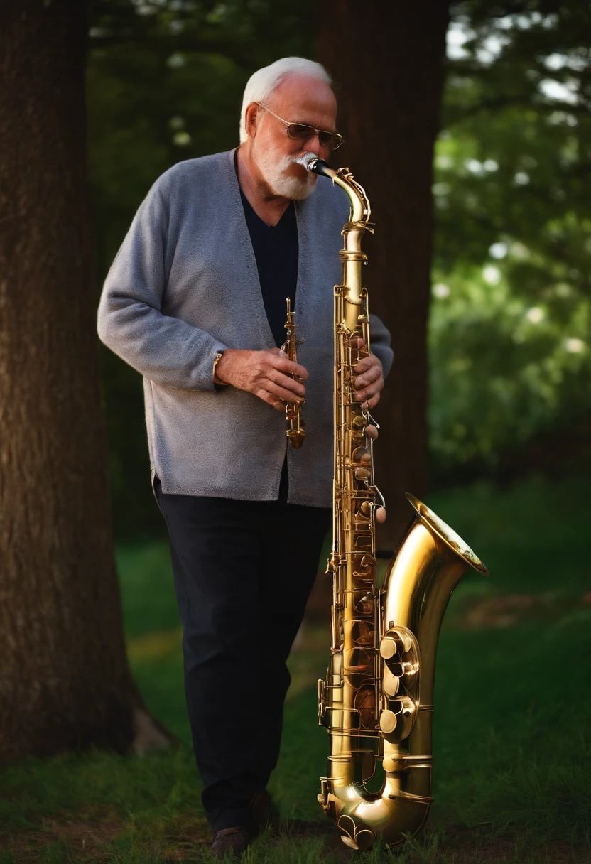 old man sax