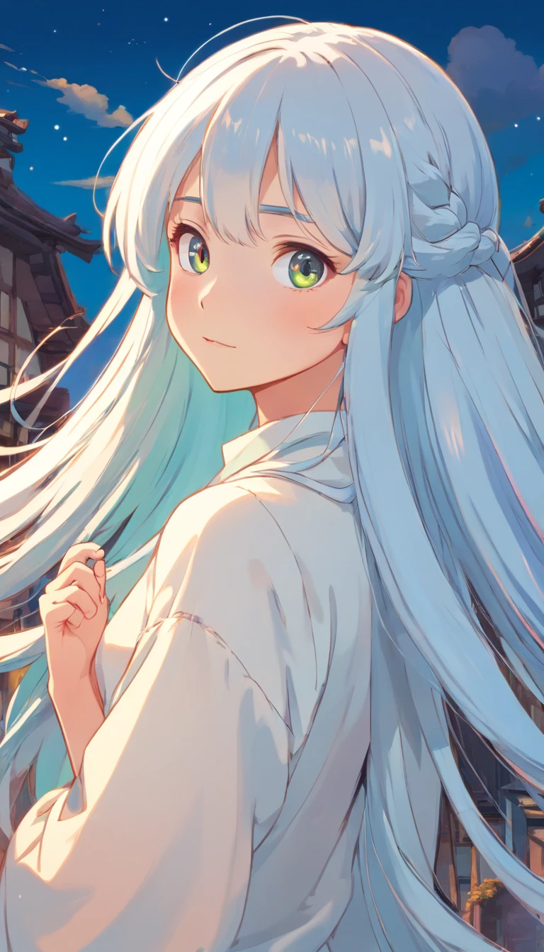 Funny,comical,(Playful),toys,illustration,A high resolution,Vibrant colors,Soft lighting,Random actions,Wear randomly,Random angles,(Exquisitehands:1.5)(Perfect body proportion:1.5)(More refined anime eyes:1.5)long whitr hair,random hair style