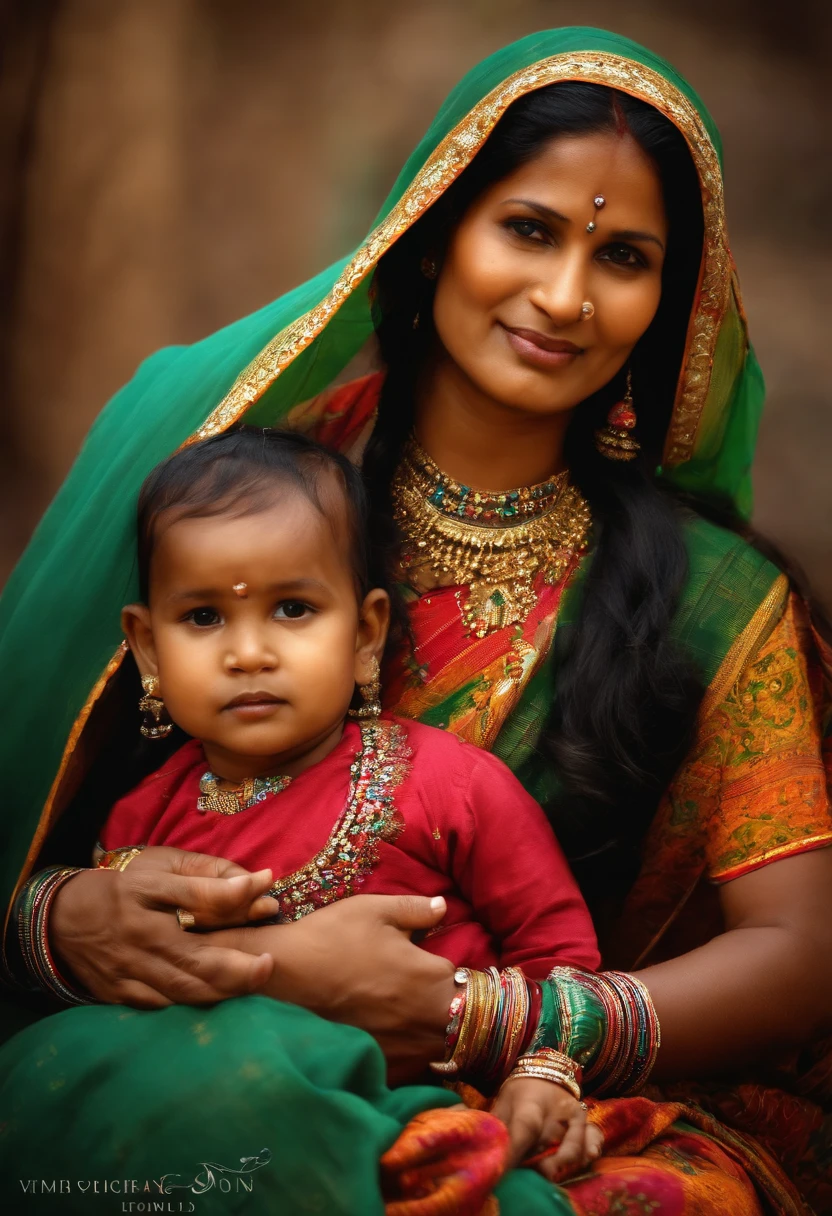 A North east Indian woman mother