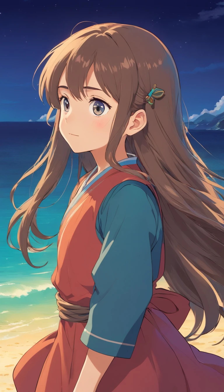 Funny, comical, little girl, 5 years old, todler, medival background, (Playful), toys, illustration, A high resolution, Vibrant colors, Soft lighting, Random actions，Wear randomly，Random angles,（Exquisitehands:1.5)（Perfect body proportion:1.5）（More refined anime eyes:1.5）long hair，random hair style