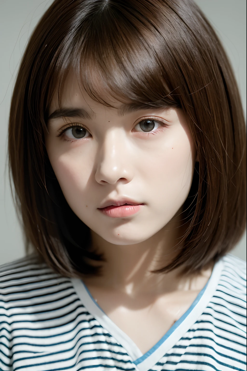 ((maSutepiece,highest quality)), (photographrealiStic:1.4),(((maSutepiece,8k)),White wall,(White Room),((Full body photo))),Shot in natural light,highly detailed face and Skin texture,highly detailed lipS,correct State of the human body,Superhigh reSolution,(Photorealistic:1.4),highest quality, 1. Beautiful Women, 28 yearS old, S, 60mm lenS, light beige knit,(Medium Hair),JapaneSe woman,(Black Hair),VerSatile poSeS,Looking into the camera,Natural lip color, necklace