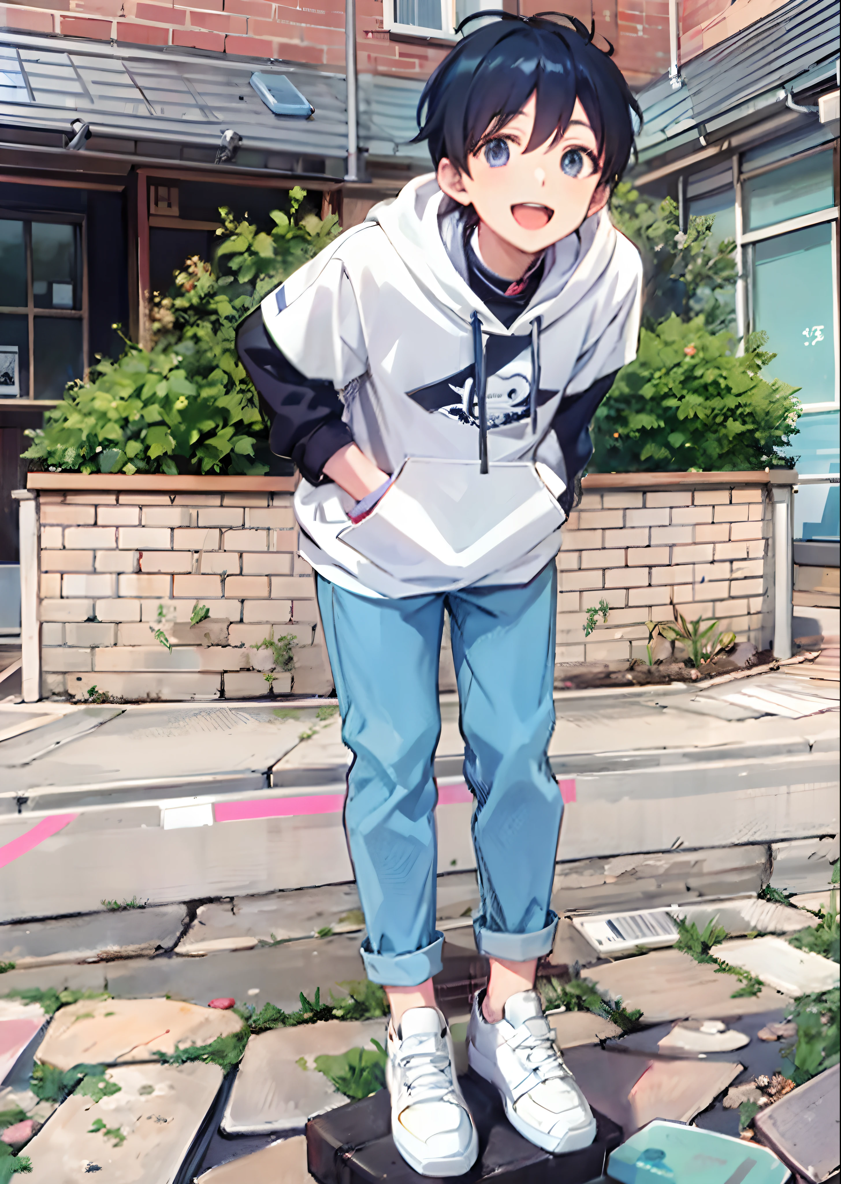 anime - style illustration of a man sitting in a chair in a room, lofi portrait, lofi artstyle, digital anime illustration, modern anime style, anime aesthetic, anime artstyle, high quality anime artstyle, handsome anime pose, anime art style, in an anime style, anime style only, in anime style, lofi art, anime moe artstyle