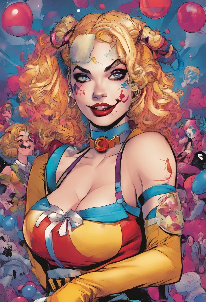 Harley Quinn teniendo sexo, desnuda, Disco duro, cuerpo perfecto, tetas grandes, desnuda, sin ropa, pechos desnudos