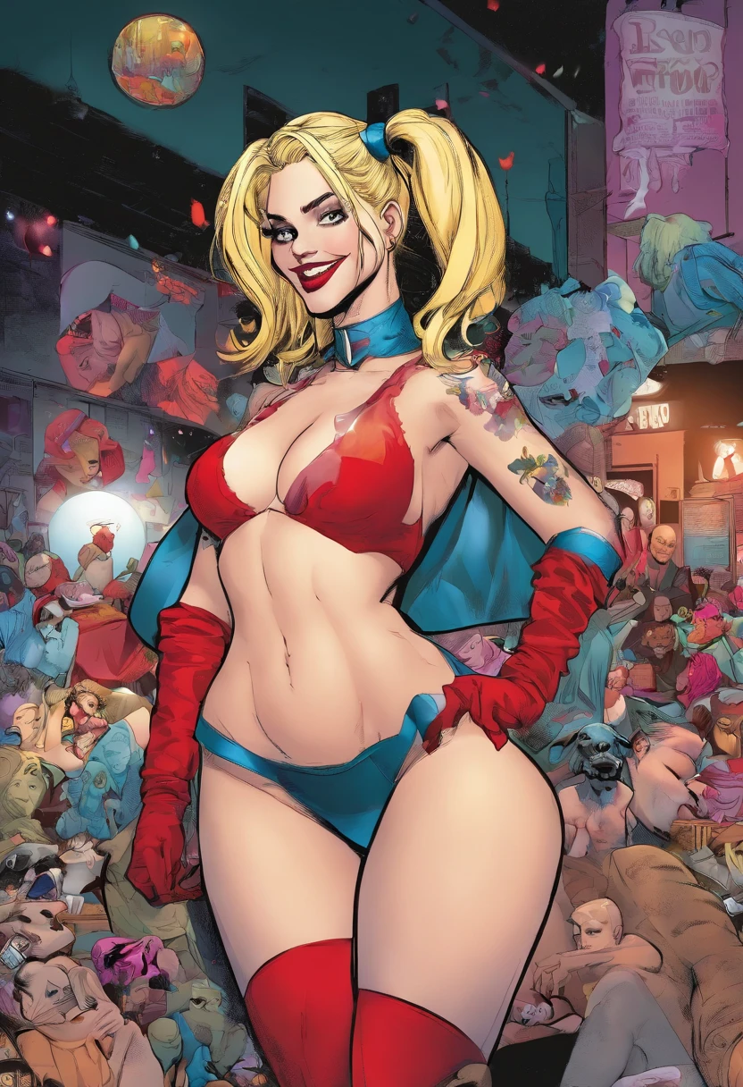 Harley Quinn teniendo sexo, desnuda, Disco duro, cuerpo perfecto, tetas grandes, desnuda, sin ropa, nude, naked, xxx