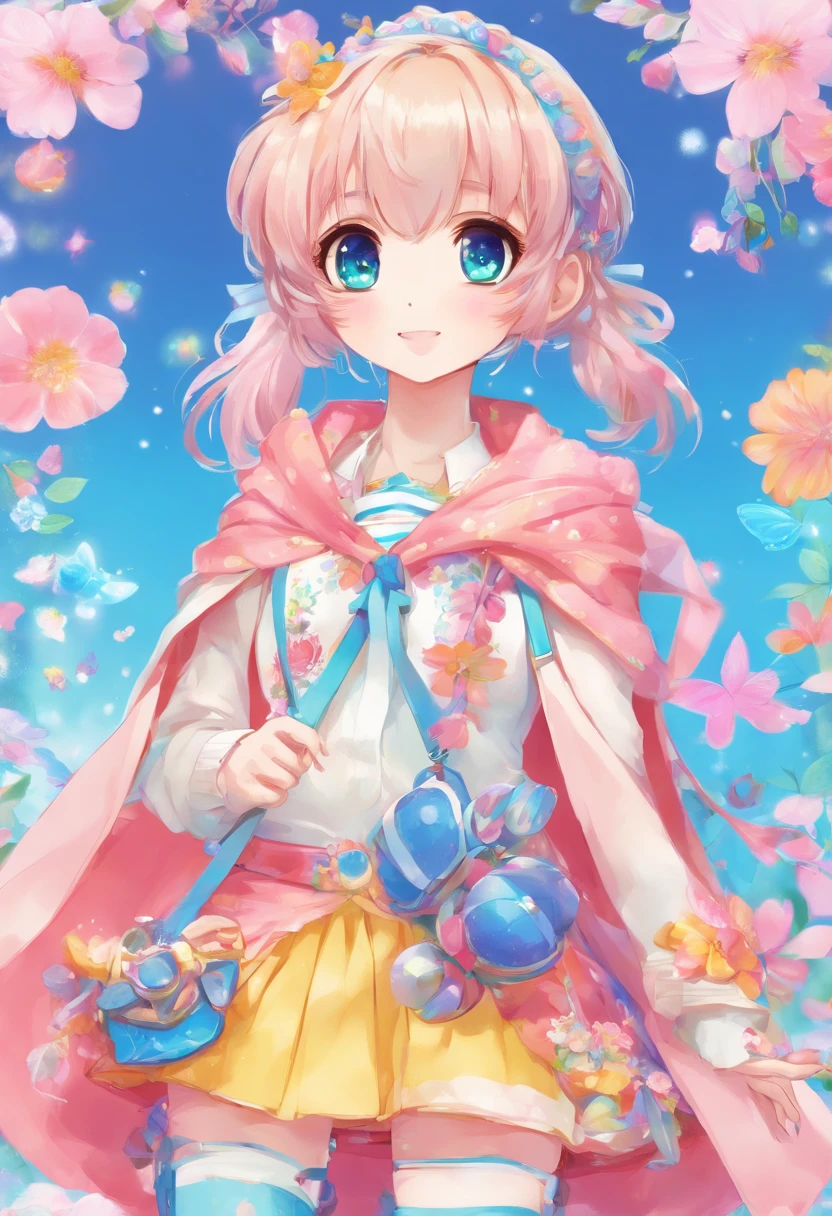 anime girl in blue