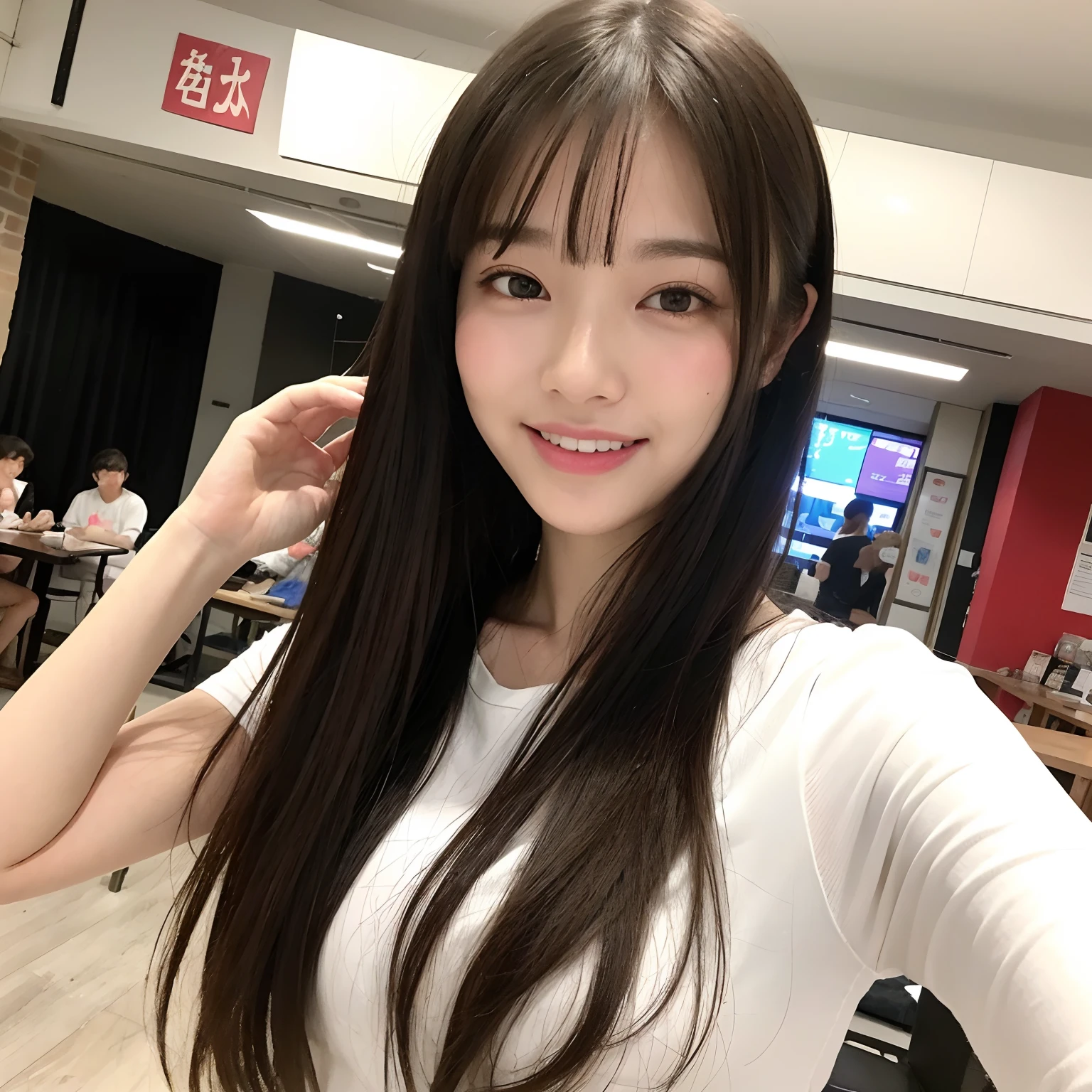 1girll, (Original photo, Best quality), (((Shallow depth of field))), (Realistic medium size, Photographic realism: 1.3), Masterpiece, an extremely delicate and beautiful one, Extremely detailed, CG, uniform, 2k wallpapers, Stunning appearance, Fine details, subtle smiling, Extremely detailed CG uniform 8k wallpaper, hugefilesize, Super super detailed, Super high resolution , Absurd, Soft lighting Next, (((Long hair : 1.3), short length bangs, Jet black hair, Floating hair NovaFrogStyle)), Beautiful detailed girl, Highly detailed fingers, Extremely detailed eyes and face, Beautifully detailed nose, Beautifully detailed eyes, Longer eyelashes, light in face, Audience, (Closed mouth: 1.2), Grow long hair, Cute breasts, Young age, Mature face, (full bodyesbian: 1.3), ((and sexy)), Realistic face, Realistic body, Slim body proportions, Beautiful slender thighs, Legs spread,比基尼,(NSFW),mantou