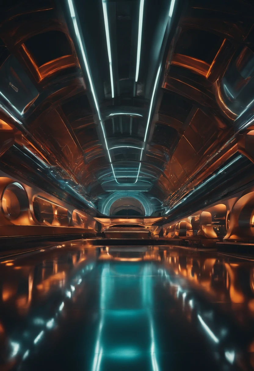 Create a futuristic image that is intuitive in creating an incognita?