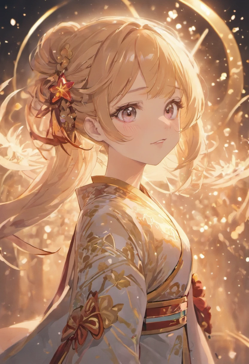 Best quality, Masterpiece, A high resolution, 1girll,Blush,(Seductive smile:0.8),Star-shaped pupils,China Hanfu,hair adornments,necklace, jewelry,Beautiful face,after sexing_Body, Tyndall effect,Photorealistic, Dark Studio, rim lit, twotonelighting,(highdetailskin:1.2), 8K, Ultra HD, Digital SLR, Soft lighting, High quality, voluminetric lighting, candid, photographed, high resolution, 4K, 8K, Bokeh.